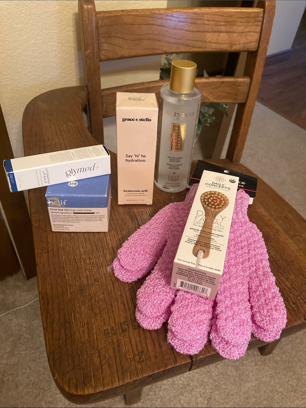 grace & stella Plus 6 piece Luxury Skincare Face & Body Beauty Bundle NWT